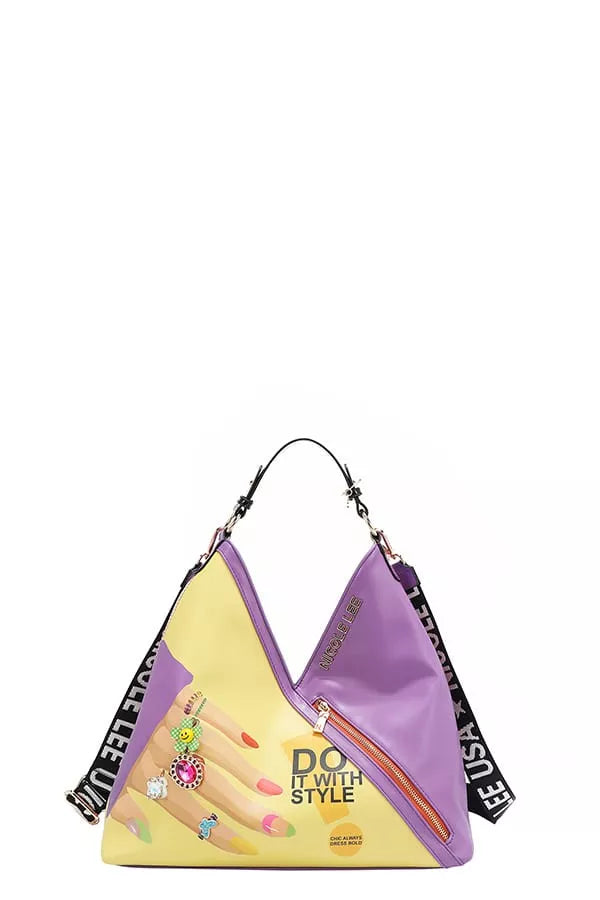 Nicole Lee USA Nail Polish Hobo Bag - URBANPICK FASHION
