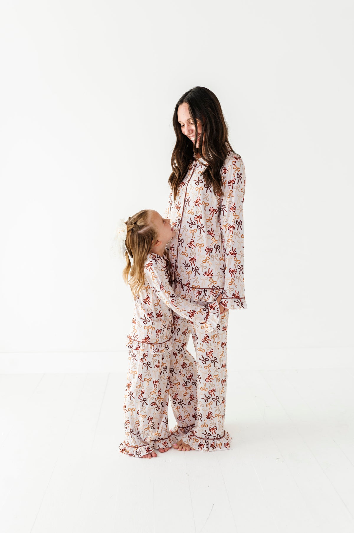 Autumn Ribbons Ruffle Button-Up Set – Toddler & Kids