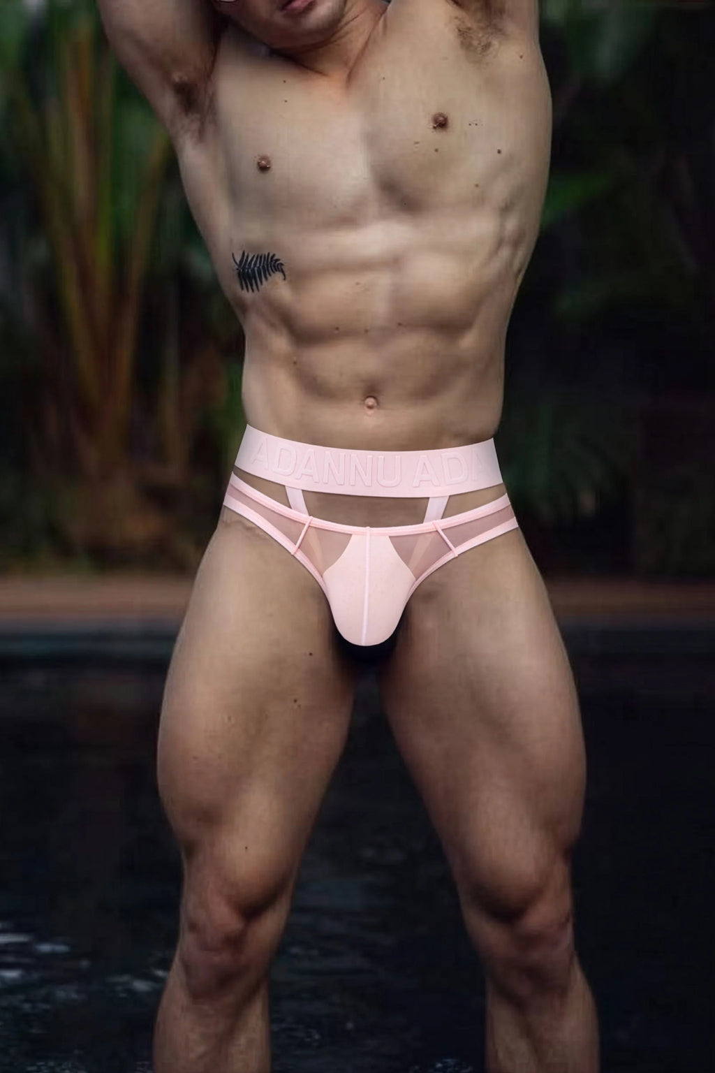 Men’s Sexy Sheer Thong with Ring & Strap Design - URBANPICK FASHION