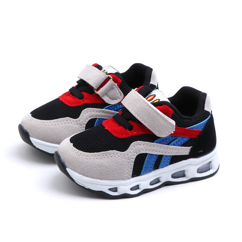 Kids Light-Up Breathable Running Sneakers