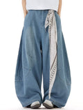 Men's Full Size Wash Wide Leg Jeans Plus Size - URBANPICK FASHION