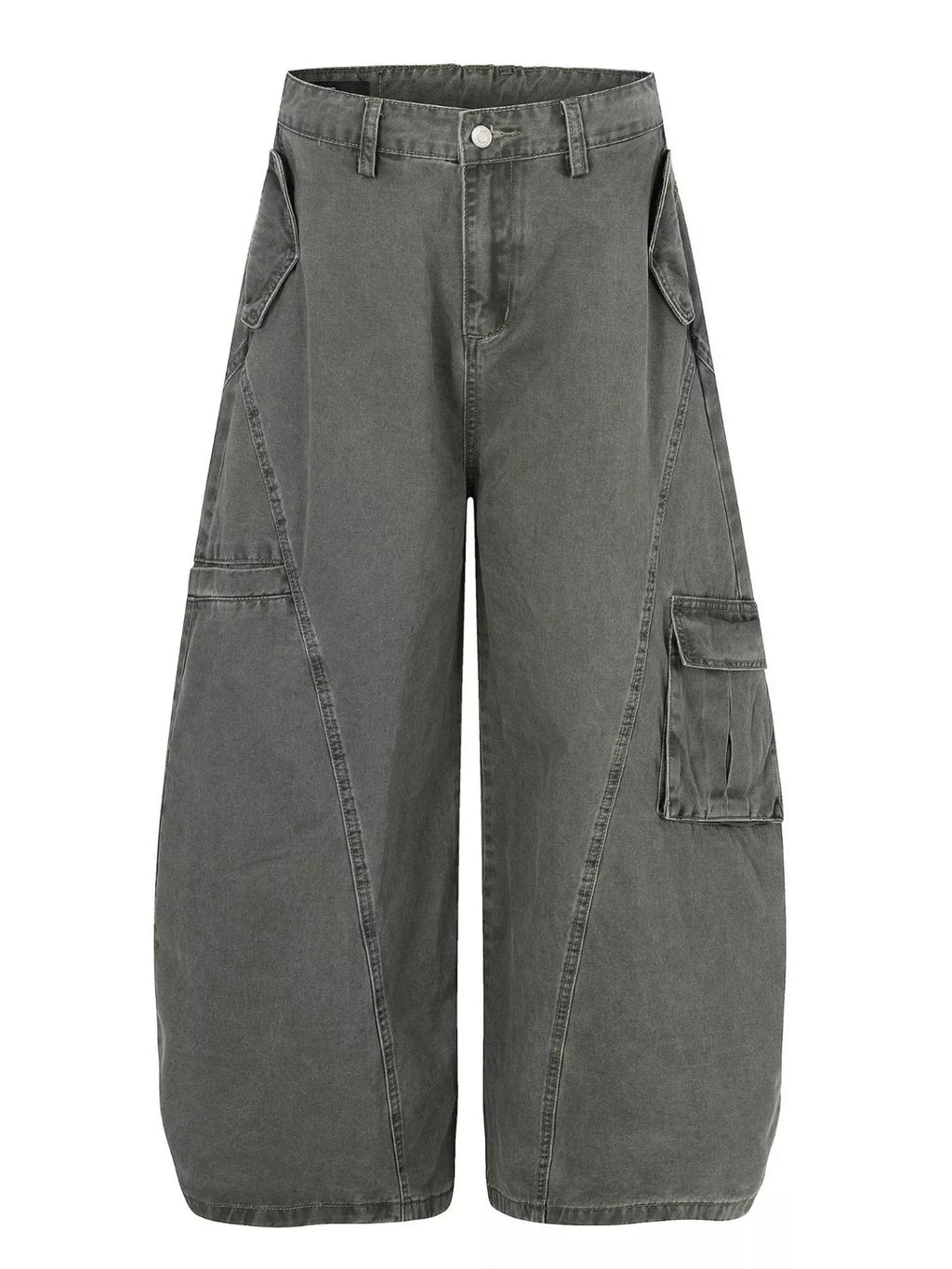 Men's Wide Leg Cargo Pants - URBANPICK FASHION