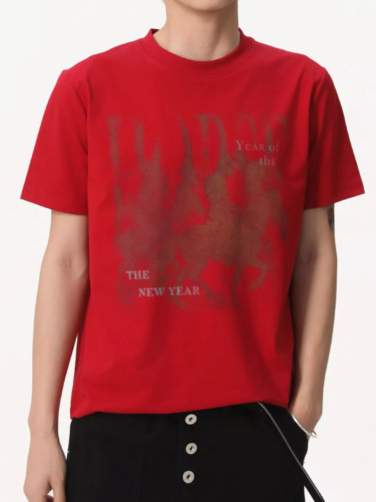 Men's Vintage Graphic Short Sleeve Tee - URBANPICK FASHION