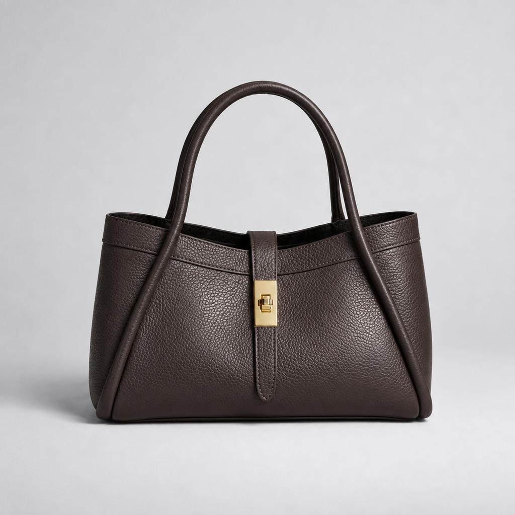 Italia Sage Green Leather Tote – Made in Italy