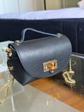 Chic Mini Top-Handle – Italian Handmade Leather Crossbody MADE IN ITALIA 🇮🇹