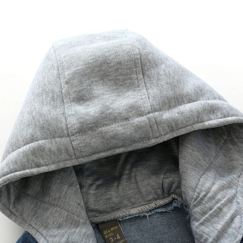 Kids Washed Soft Denim Jacket – Blue