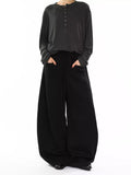 Men's Plus Size Drawstring Wide Leg Pants - URBANPICK FASHION