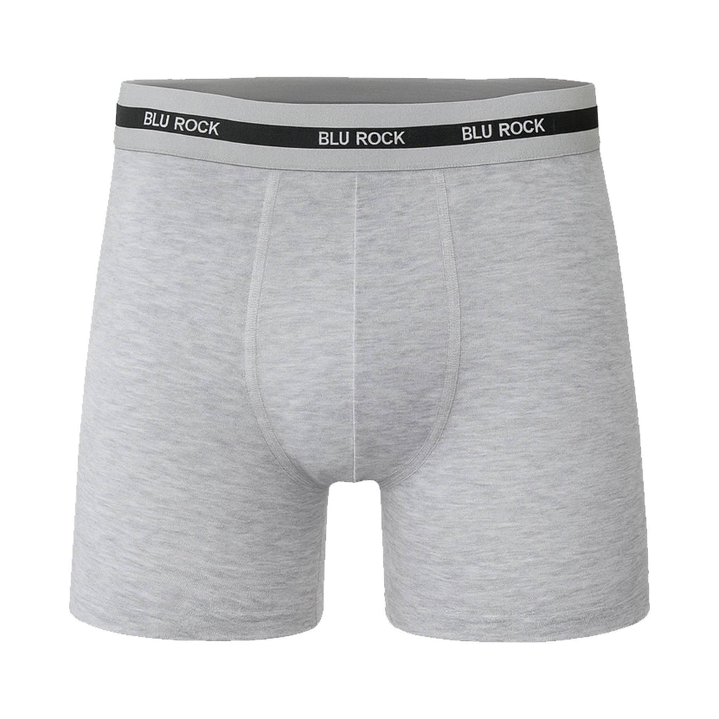 Men's 8-Pack Cotton Stretch Boxer Briefs (S-2XL): Charcoal/Navy/Black/Aqua/Red/Heather Grey / 2XL