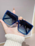 Oversized Gradient Square Sunglasses - URBANPICK FASHION