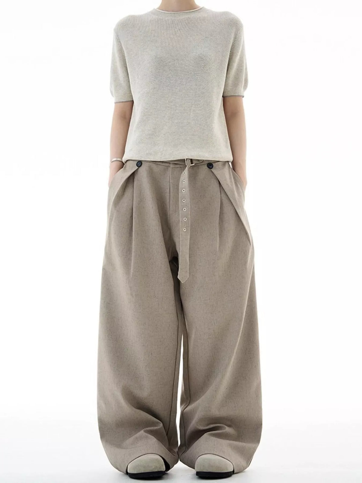 Men's Plus Size Wide Leg Pants - URBANPICK FASHION