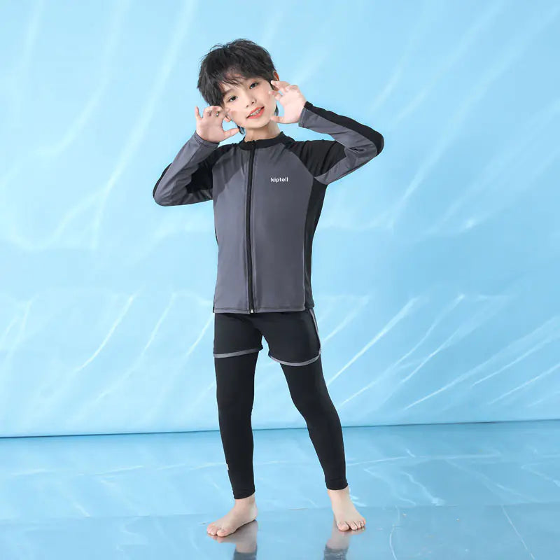 Kids Long Sleeve UV Protection Swimwear for Boys and Girls - URBANPICK FASHION