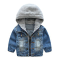Kids Washed Soft Denim Jacket – Blue