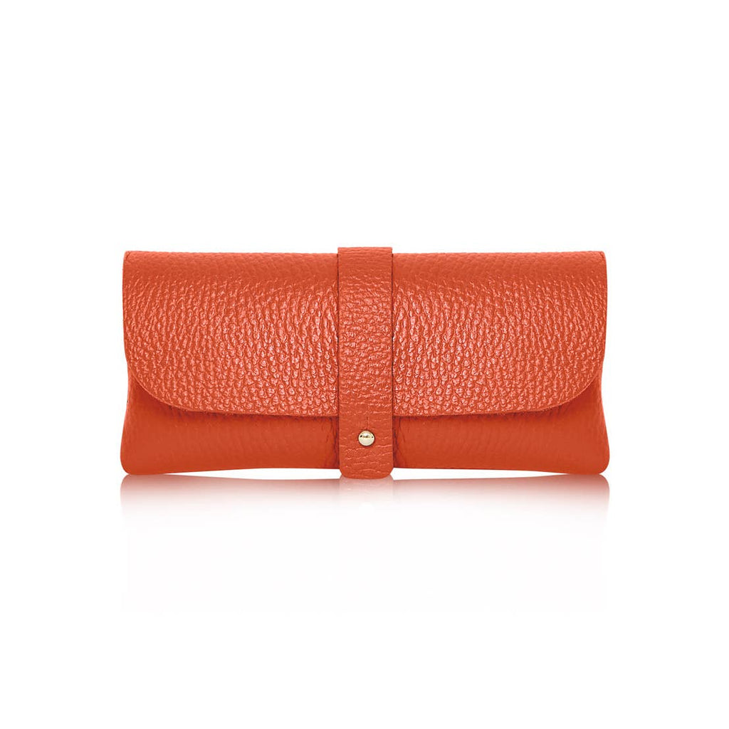 Italian Genuine Leather Glasses Pouch - Handmade in Italy