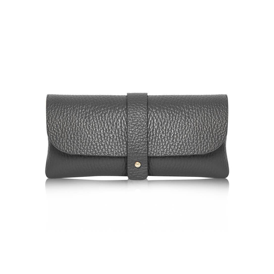 Italian Genuine Leather Glasses Pouch - Handmade in Italy