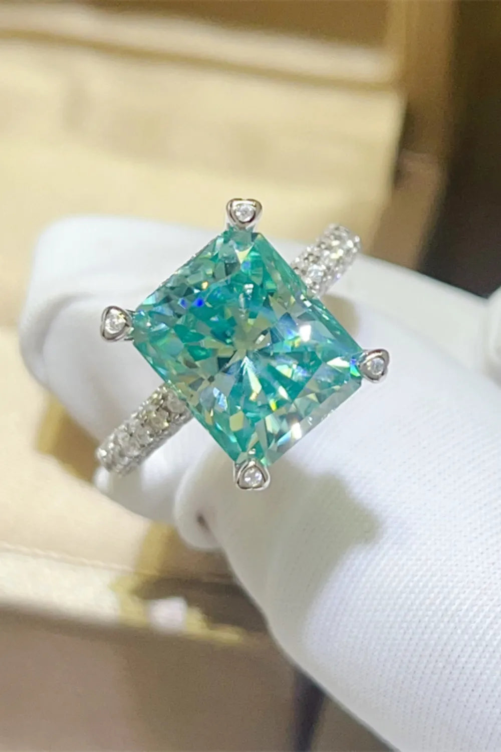 5 Carat Moissanite 925 Sterling Silver Ring - URBANPICK FASHION