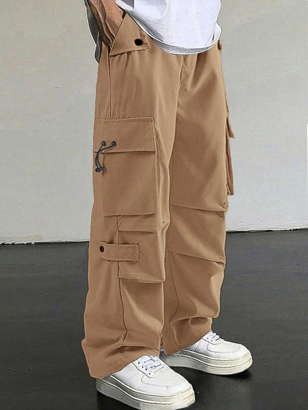 Men's Loose Fit Cargo Pants - URBANPICK FASHION