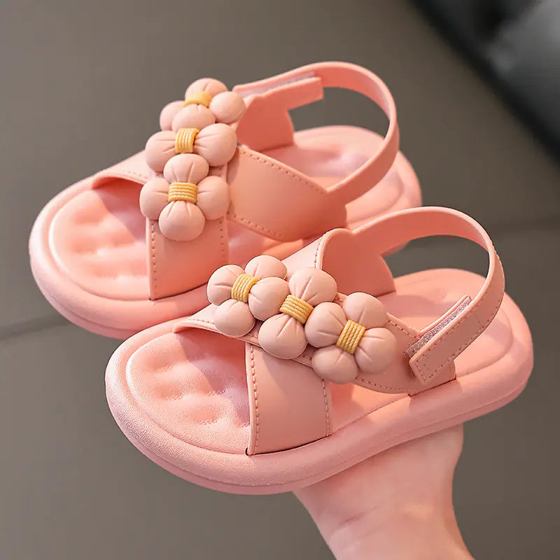 Girls' Summer Sandals - Soft Non-Slip Beach Shoes - URBANPICK FASHION
