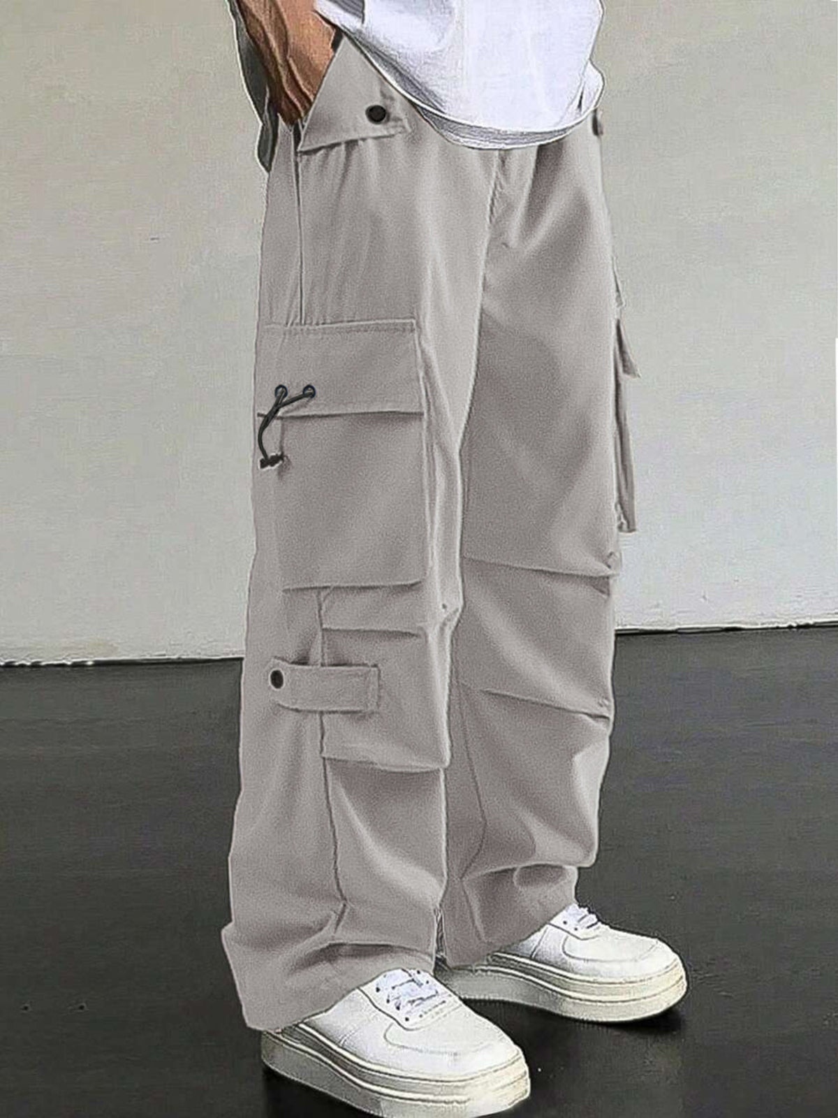 Men's Loose Fit Cargo Pants - URBANPICK FASHION