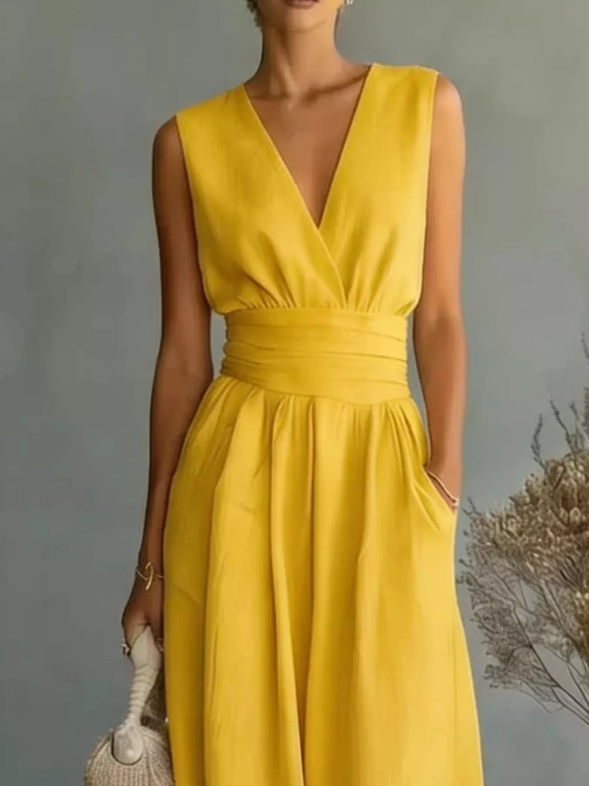 Full Size Sleeveless Wide-Leg Jumpsuit Plus Size - URBANPICK FASHION