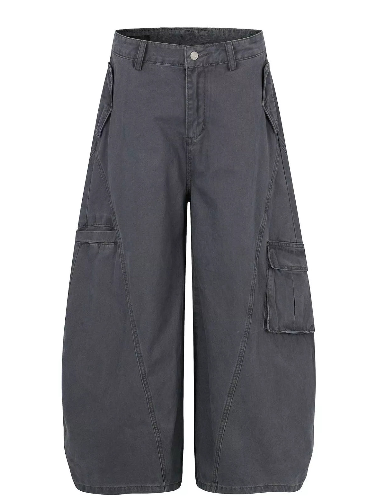 Men's Wide Leg Cargo Pants - URBANPICK FASHION
