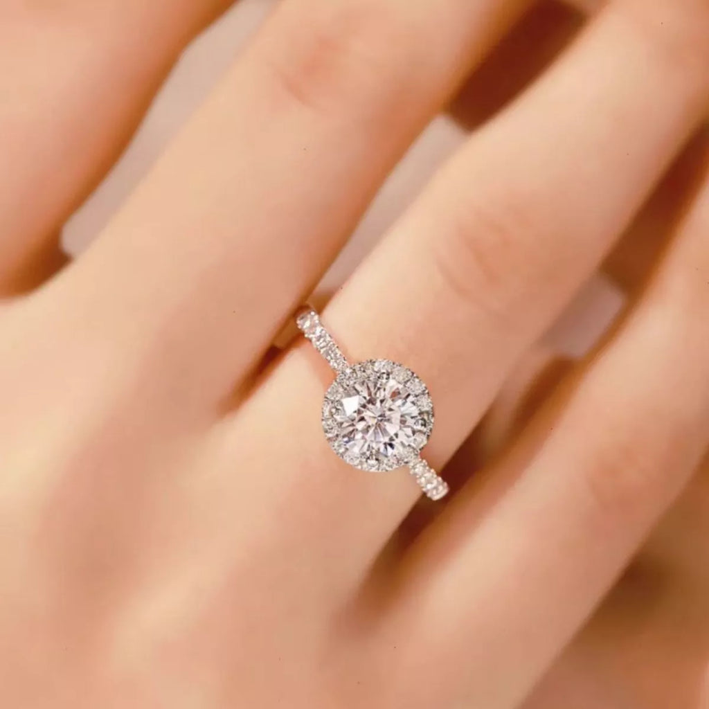 2 Carat Moissanite 925 Sterling Silver Ring - URBANPICK FASHION
