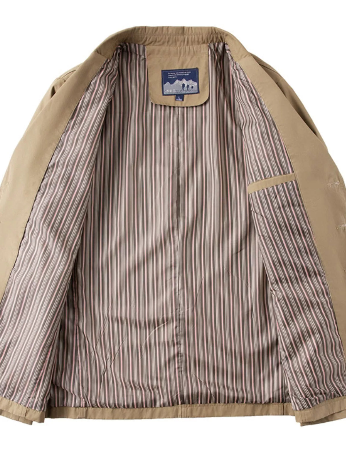 Men's Plus Size Lapel Collar Long Sleeve Blazer - URBANPICK FASHION