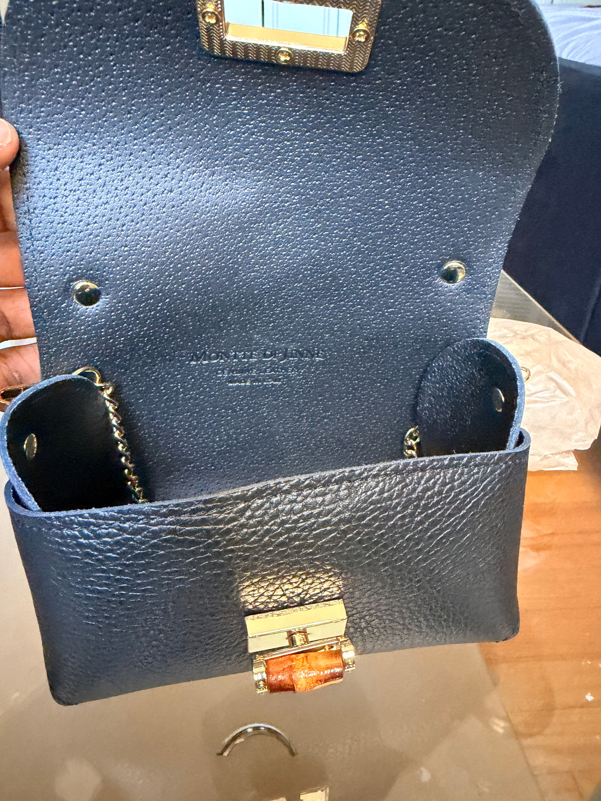 Chic Mini Top-Handle – Italian Handmade Leather Crossbody MADE IN ITALIA 🇮🇹