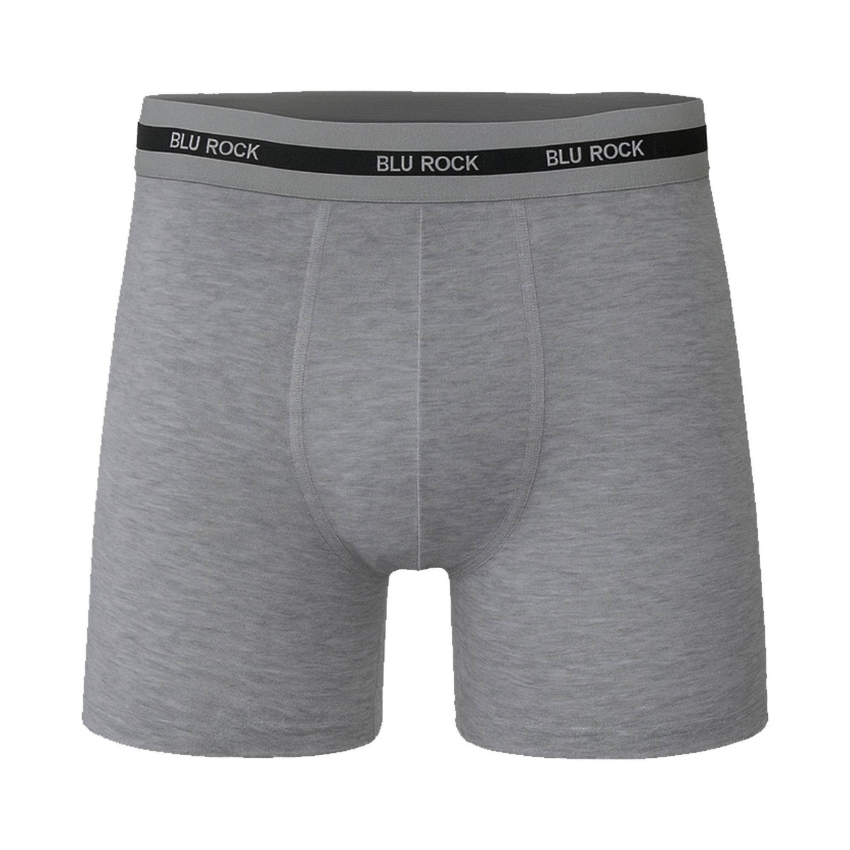 Men's 8-Pack Cotton Stretch Boxer Briefs (S-2XL): Charcoal/Navy/Black/Aqua/Red/Heather Grey / S