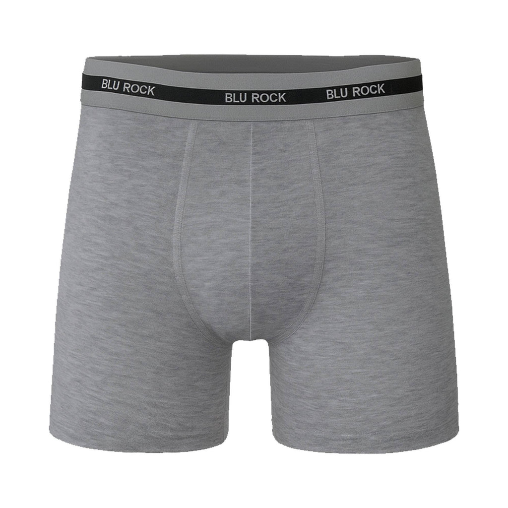 Men's 8-Pack Cotton Stretch Boxer Briefs (S-2XL): Charcoal/Navy/Black/Aqua/Red/Heather Grey / M