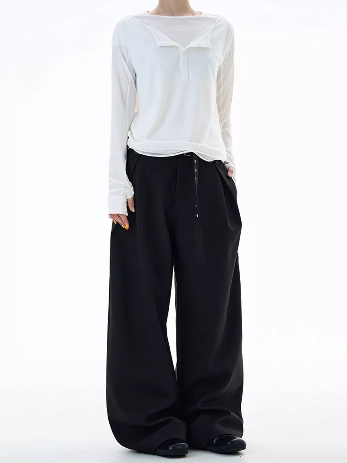Men's Plus Size Wide Leg Pants - URBANPICK FASHION