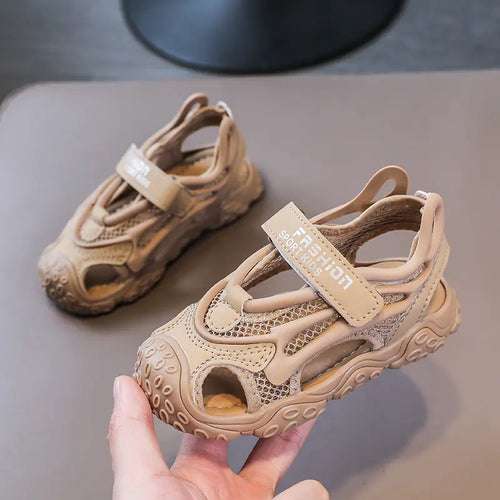 Children's Soft Bottom Summer Semi-Sandals for Boys - URBANPICK FASHION