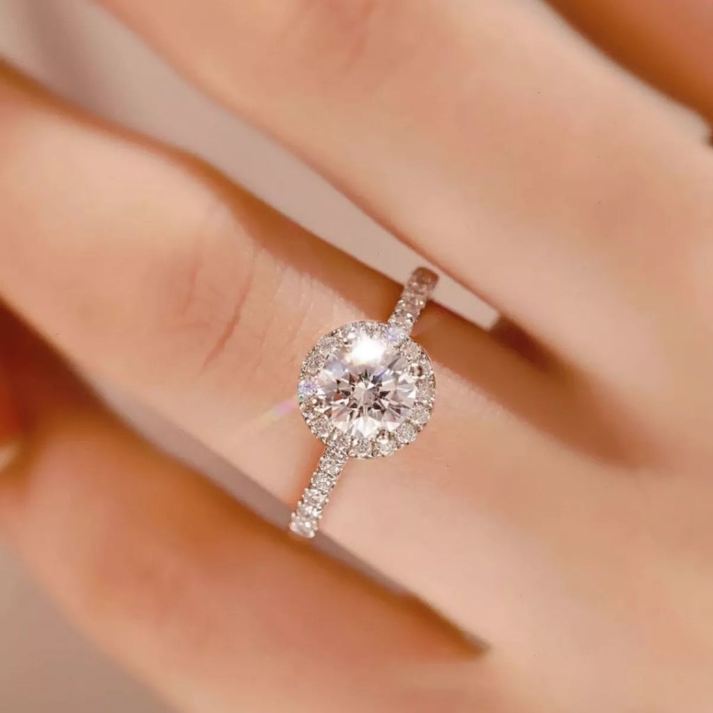 2 Carat Moissanite 925 Sterling Silver Ring - URBANPICK FASHION