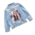 Girls Embroidered Denim Jacket