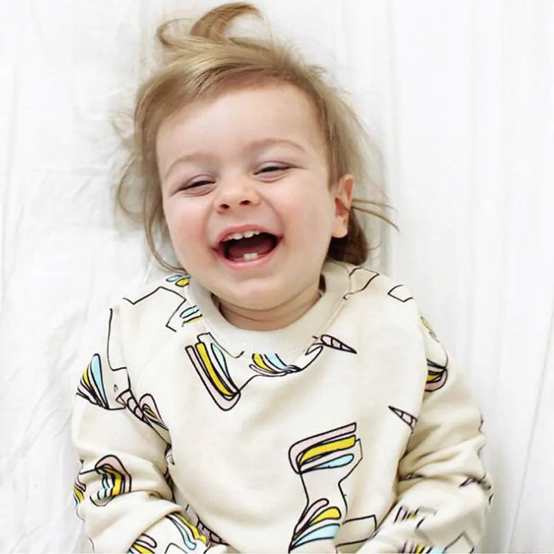 Cartoon Unicorn Hoodie for Boys - Long Sleeve Top - URBANPICK FASHION