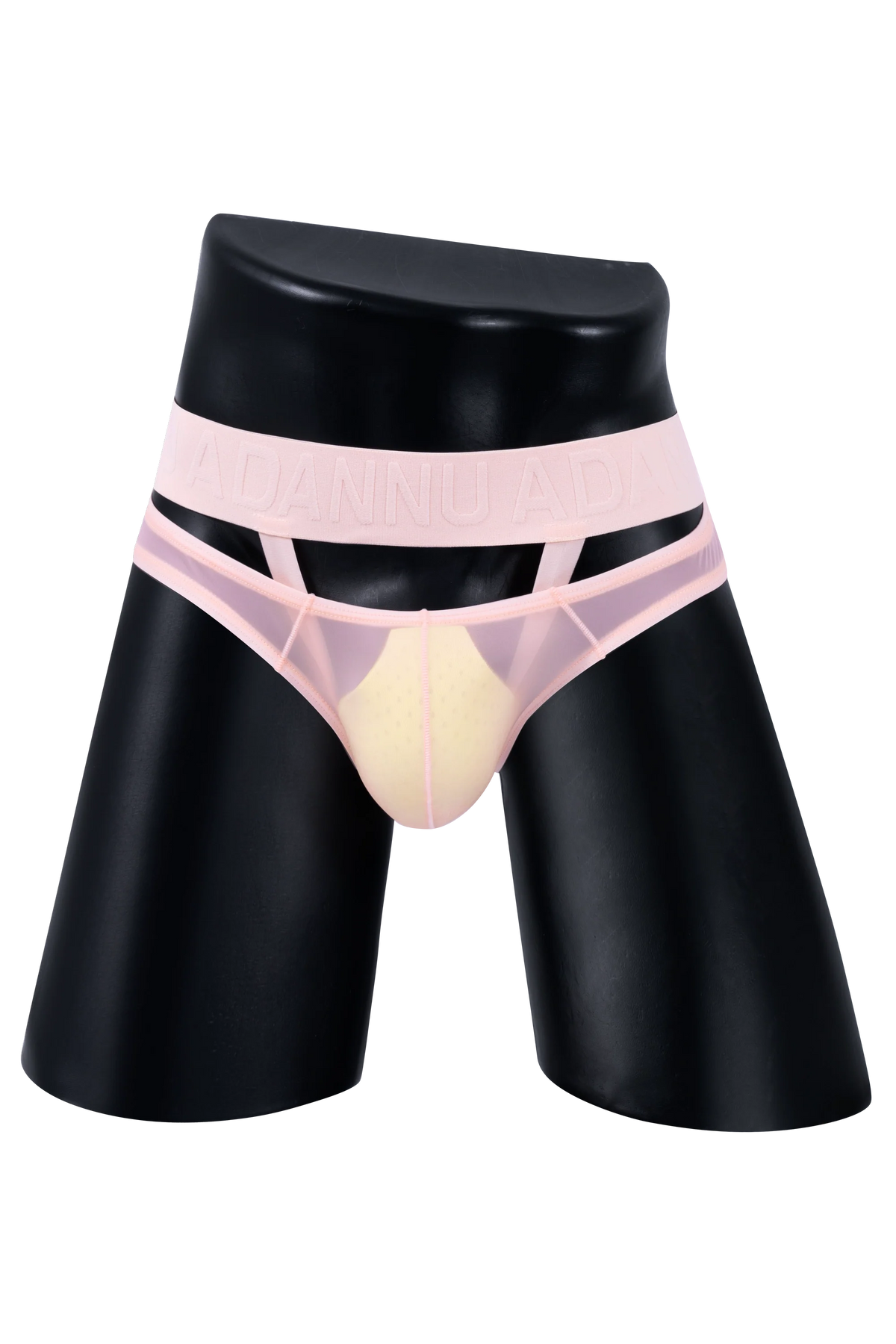 Men’s Sexy Sheer Thong with Ring & Strap Design