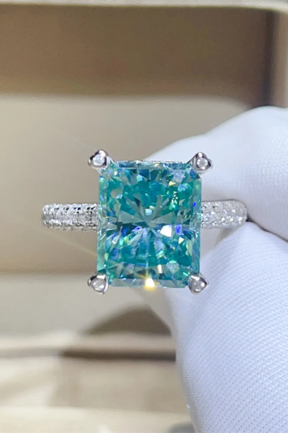 5 Carat Moissanite 925 Sterling Silver Ring - URBANPICK FASHION
