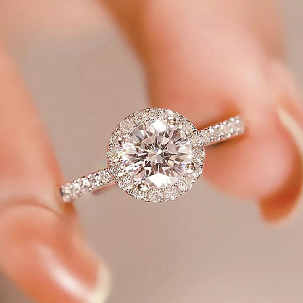 2 Carat Moissanite 925 Sterling Silver Ring - URBANPICK FASHION