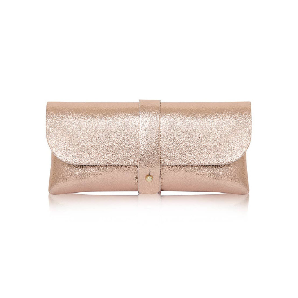Italian Genuine Leather Glasses Pouch - Handmade in Italy