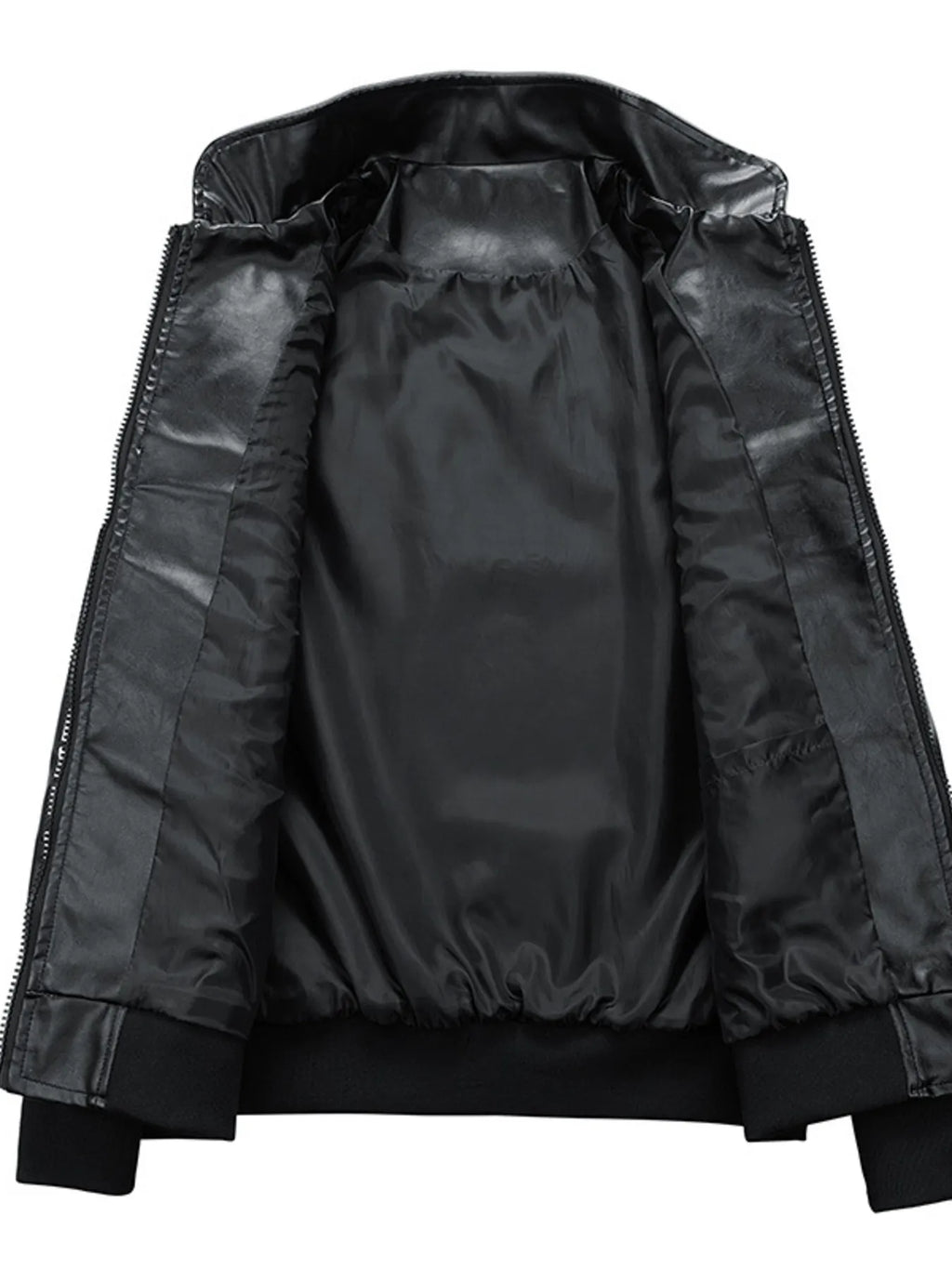 Men's Plus Size Racing-Inspired Zip Up Jacket - URBANPICK FASHION