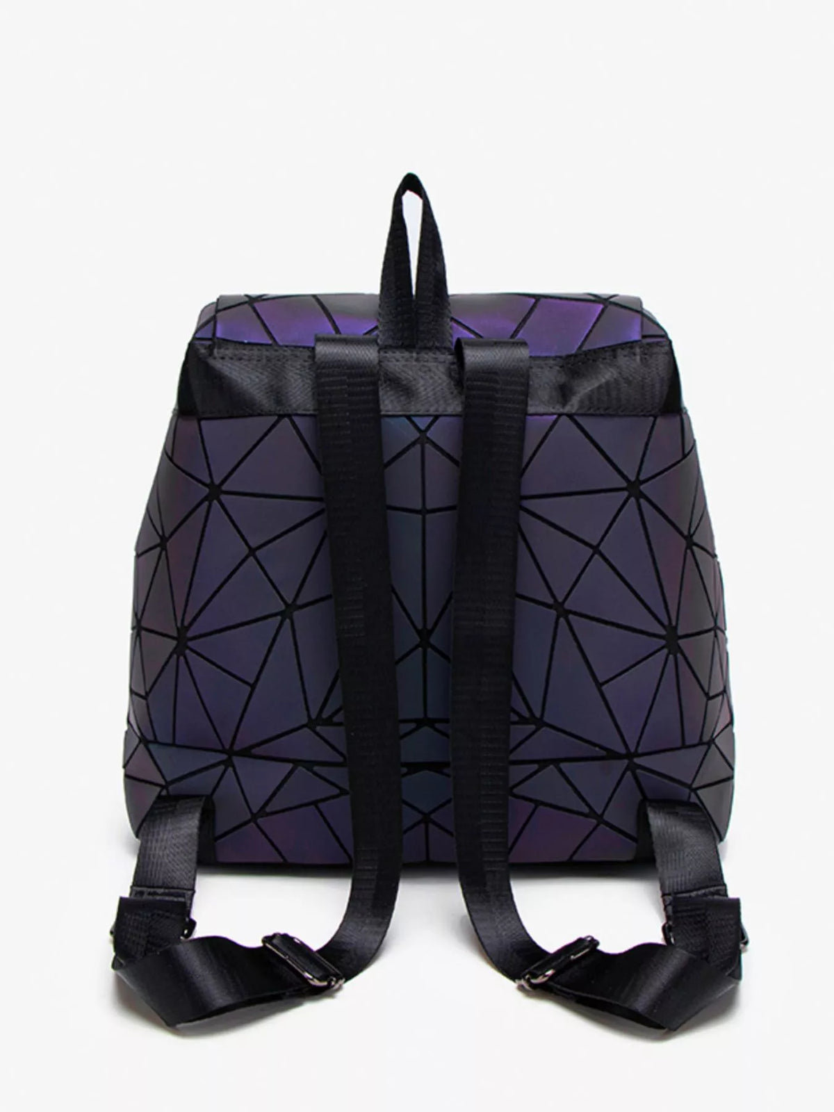 Geometric Buckle Backpack Bag - URBANPICK FASHION