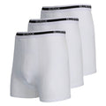 Blu Rock  Men's Stretch Cotton Boxer Briefs (3 Pack): White / MEDIUM-3PCS