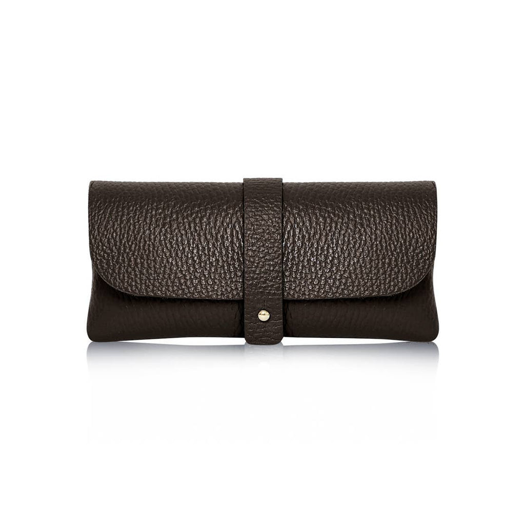 Italian Genuine Leather Glasses Pouch - Handmade in Italy