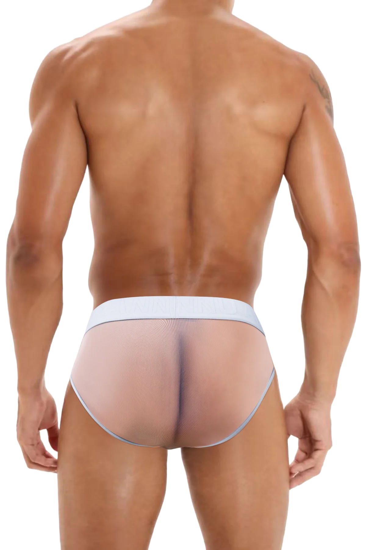 Men’s Sexy Sheer Thong with Ring & Strap Design - URBANPICK FASHION