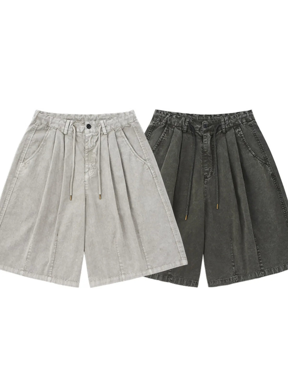Men's Wide-Leg Shorts - URBANPICK FASHION