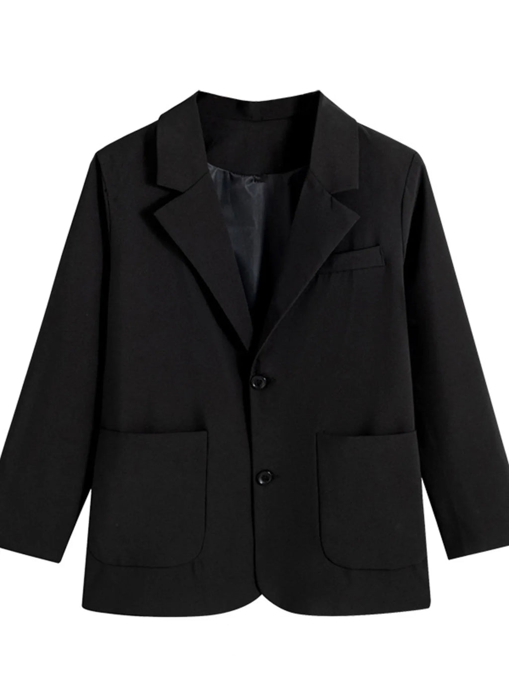 Men's Full Size Lapel Collar Long Sleeve Blazer Plus Size - URBANPICK FASHION