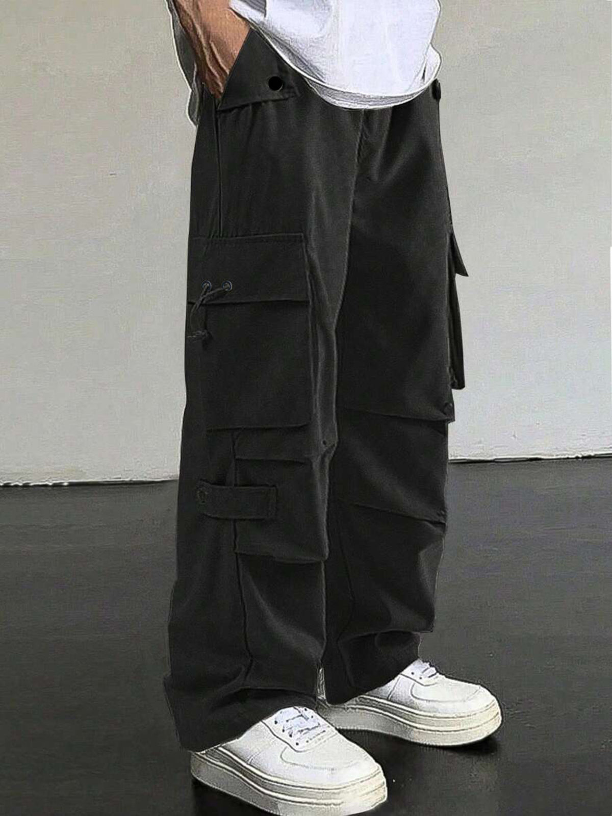 Men's Loose Fit Cargo Pants - URBANPICK FASHION