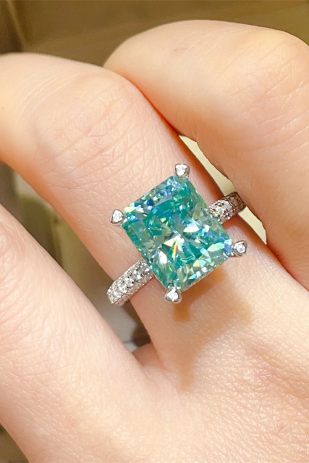 5 Carat Moissanite 925 Sterling Silver Ring - URBANPICK FASHION