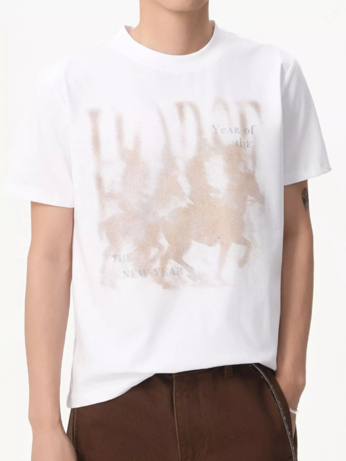 Men's Vintage Graphic Short Sleeve Tee - URBANPICK FASHION