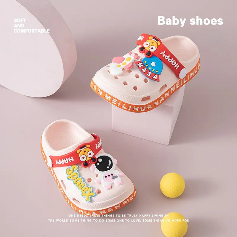 Summer Baby Sandals for Boys and Girls Cartoon Mules - URBANPICK FASHION