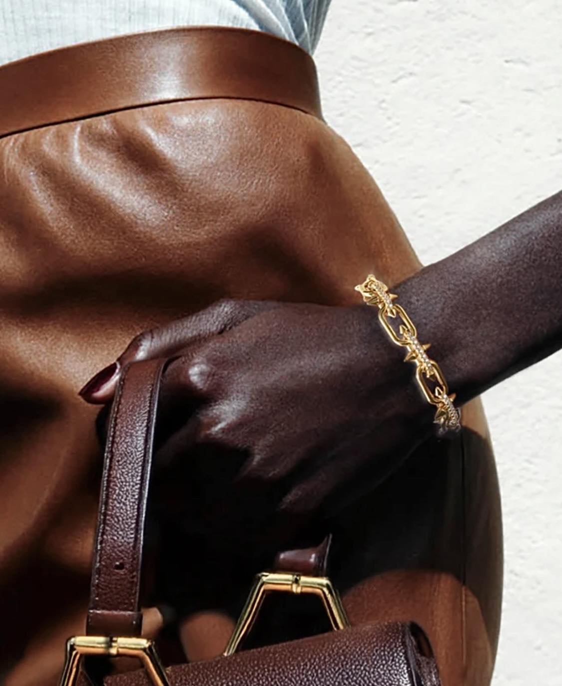 BG515G B.Tiff Gold Talon Chain Bracelet - URBANPICK FASHION